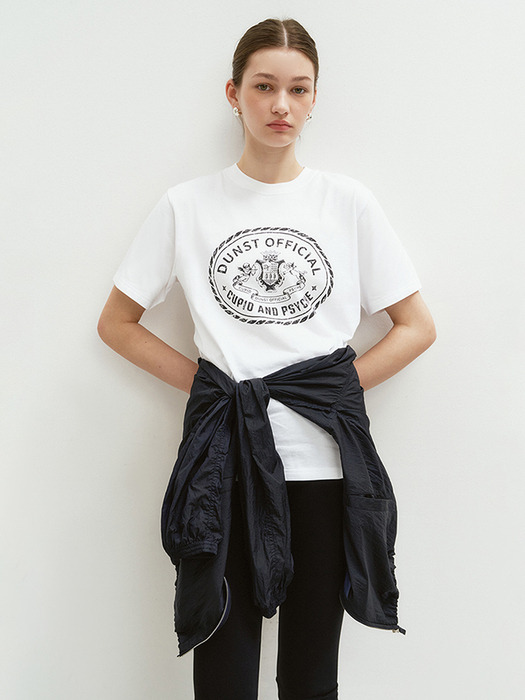 UNISEX CUPID CAMPUS T-SHIRT OFF WHITE_UDTS4B121OW