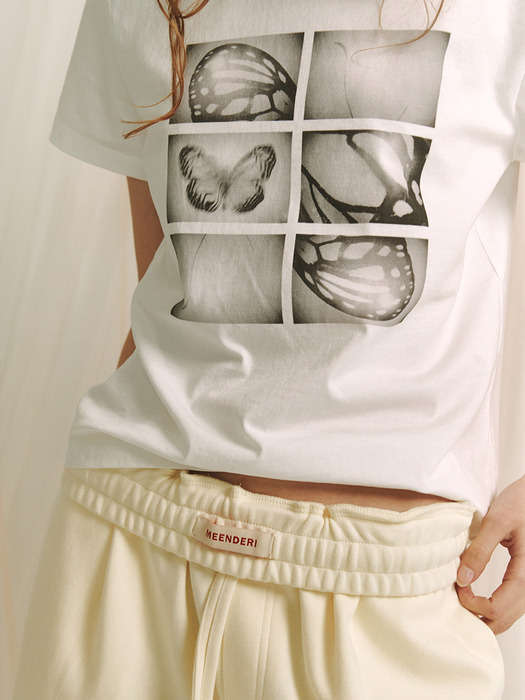 BUTTERFLY FILM T-SHIRT - WHITE