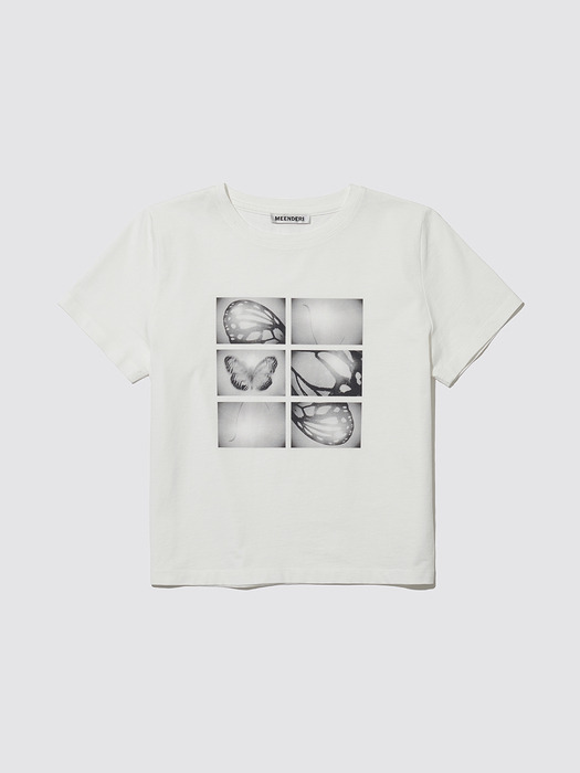 BUTTERFLY FILM T-SHIRT - WHITE