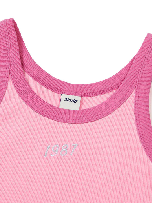 [Mmlg W] 1987 SLEEVELESS (SOFT PINK / TAFFY PINK)