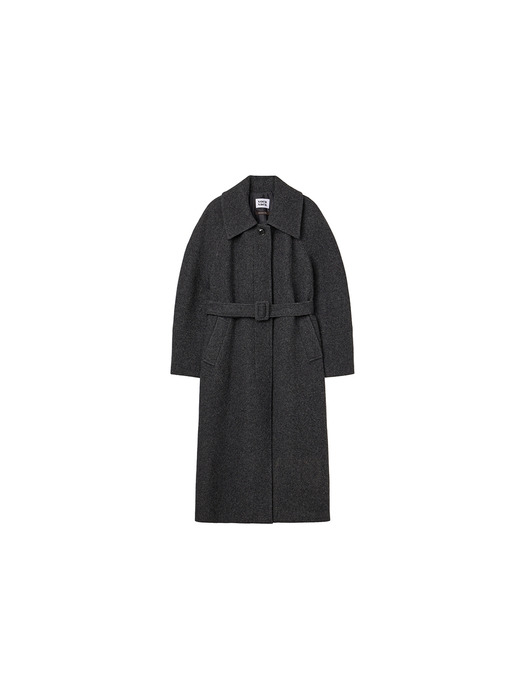 Belted Single Long Mac Coat VC2499CT905M