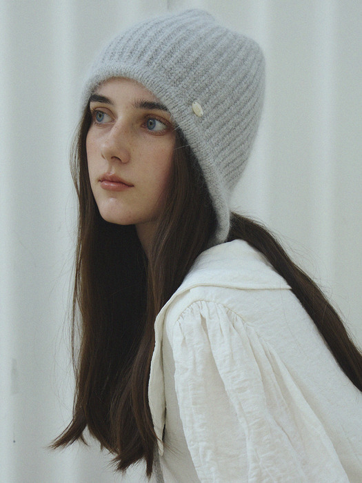 Angora strap beanie_7color