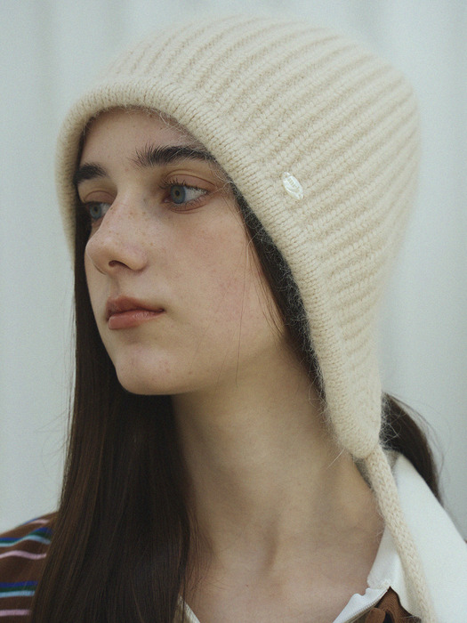 Angora strap beanie_7color