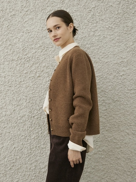 ROUEN KNIT CARDIGAN_CAMEL