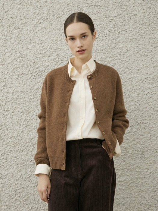 ROUEN KNIT CARDIGAN_CAMEL