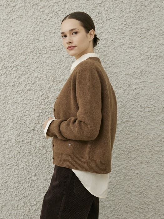 ROUEN KNIT CARDIGAN_CAMEL