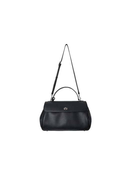 SIAC3061 Leather Michelle Bag M_Black