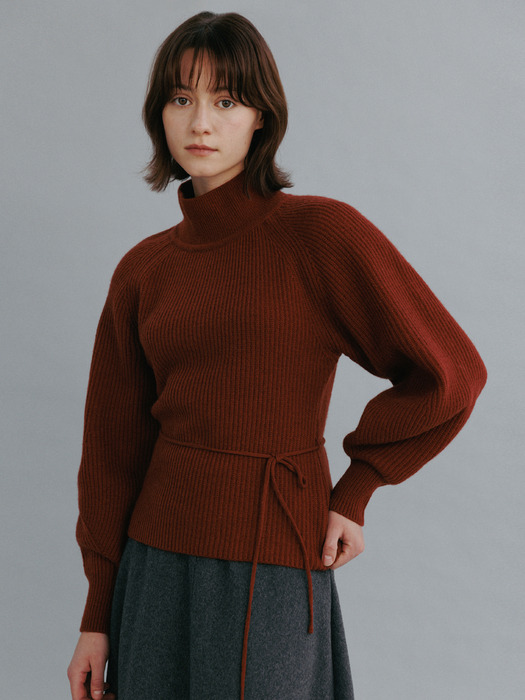 NEST TURTLE NECK KNIT (3colors)