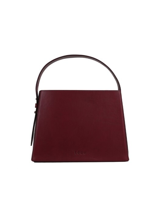 CHERRY BURGUNDY TRAPEZOID BAG