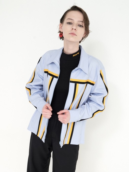 TREADMILL LINE 셔츠 쟈켓/블루