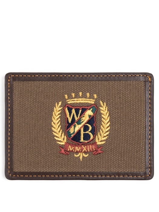 WB CARD CASE (dark brown)