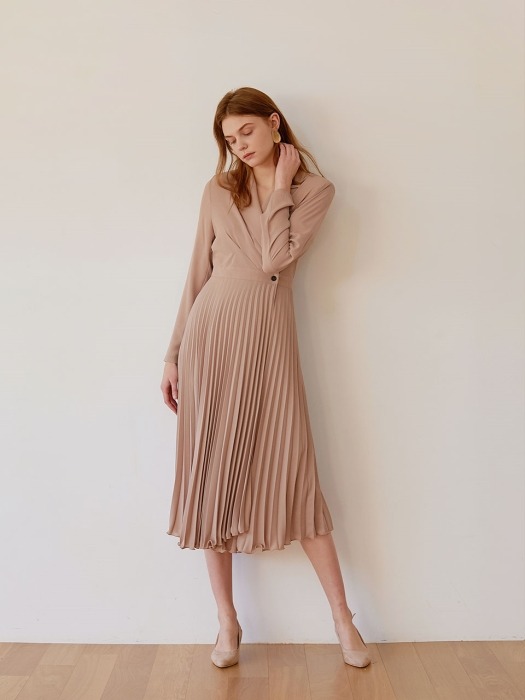 Pleats Dress (2COLORS)