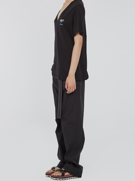 Belted High-Rise Utility Pants