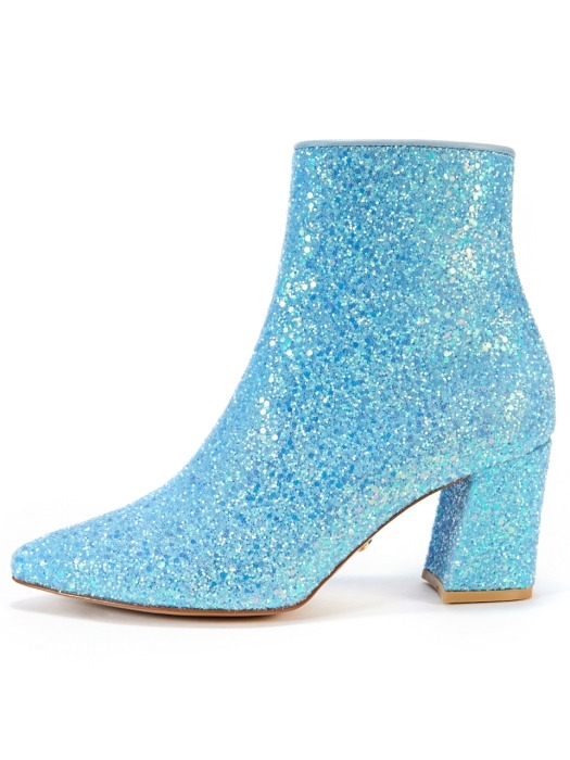 The Glitter boots_Glitter Sky Blue