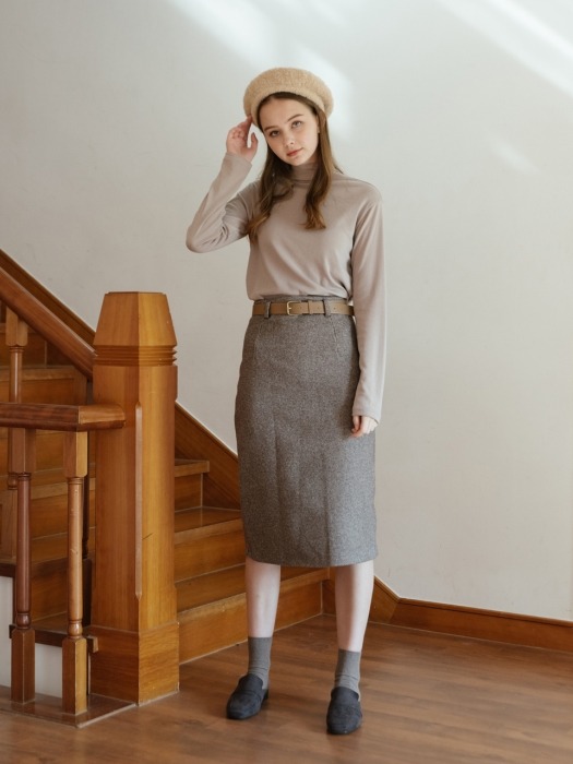 Valenciennes Check Skirt (3color)