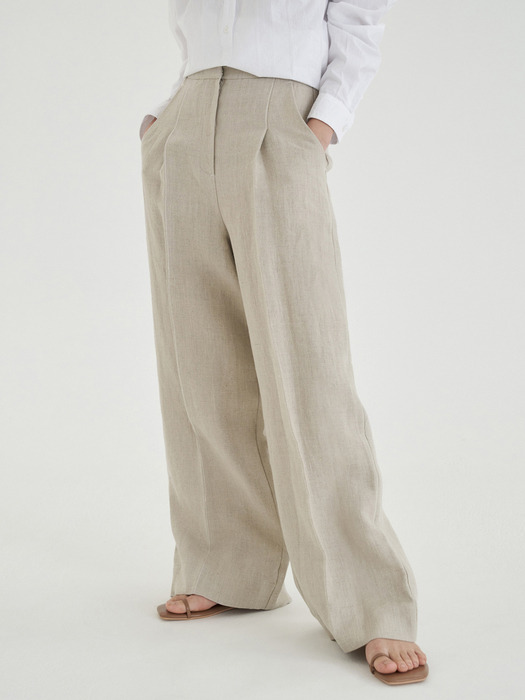 stitch linen pants
