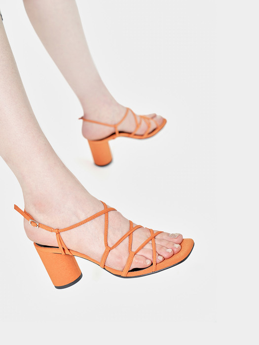 Sarinee strap sandals Orange