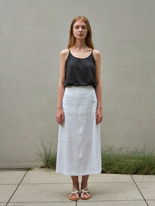 pocket skirt (white)