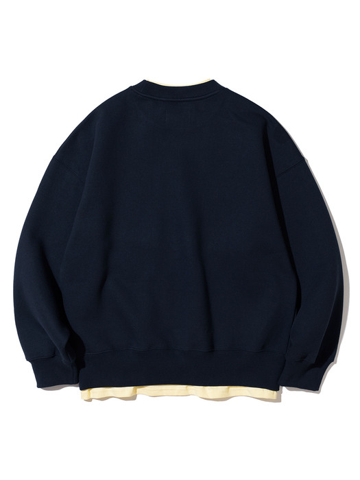 RCRC Double-Rib Sweatshirt [NAVY]
