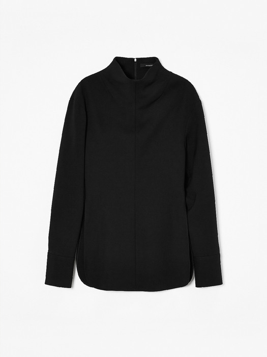 20FW HIGH NECK SHIRT - BLACK