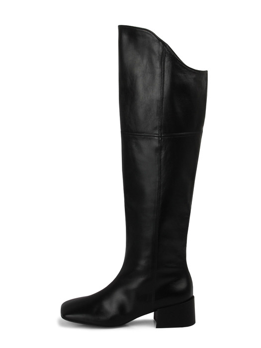 Knee high boots_Bell R2306b_4cm