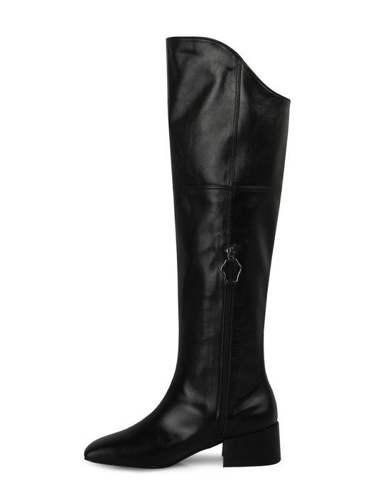Knee high boots_Bell R2306b_4cm