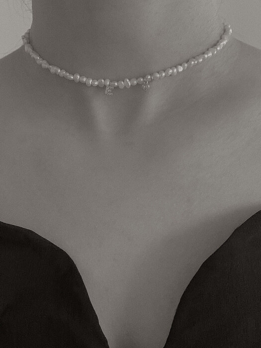 [단독]deep is your glitter necklace (Silver 925)