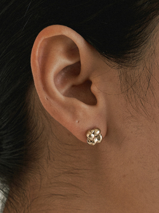 Lumpy earring (gold)