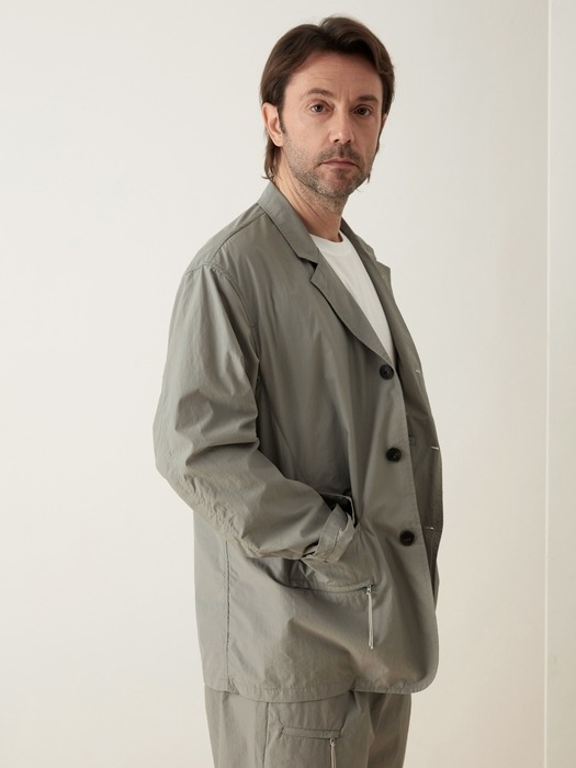 nylon jacket (gray)