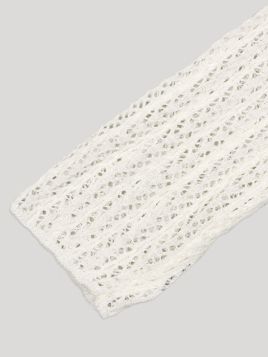 Crop mood knit_Ivory