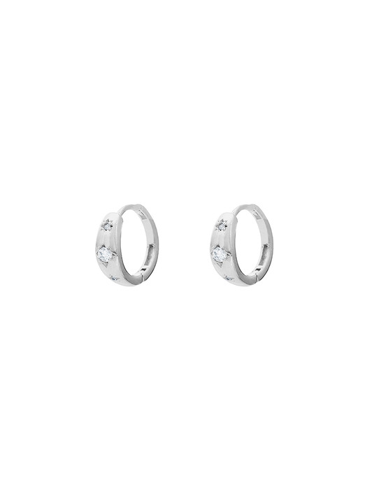 [Silver925] starring cubic earring