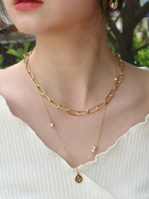 bold layering necklace