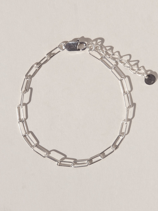 Light Chain Bracelet (silver925)(2color)