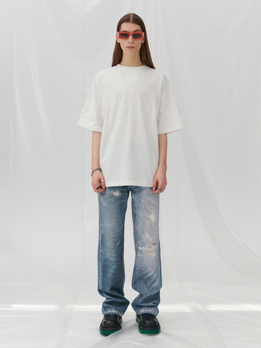 [Tool Boy x DNSR] 고스트 티셔츠 (White)