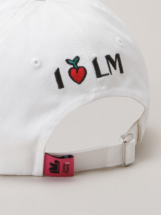 LM logo-embroidered cotton baseball cap_L7RAW20110IVX