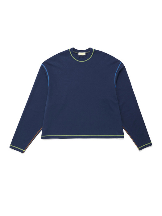 OVER AND OVERLOCKED JERSEY_NAVY
