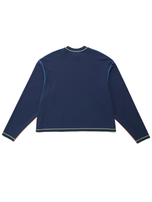 OVER AND OVERLOCKED JERSEY_NAVY