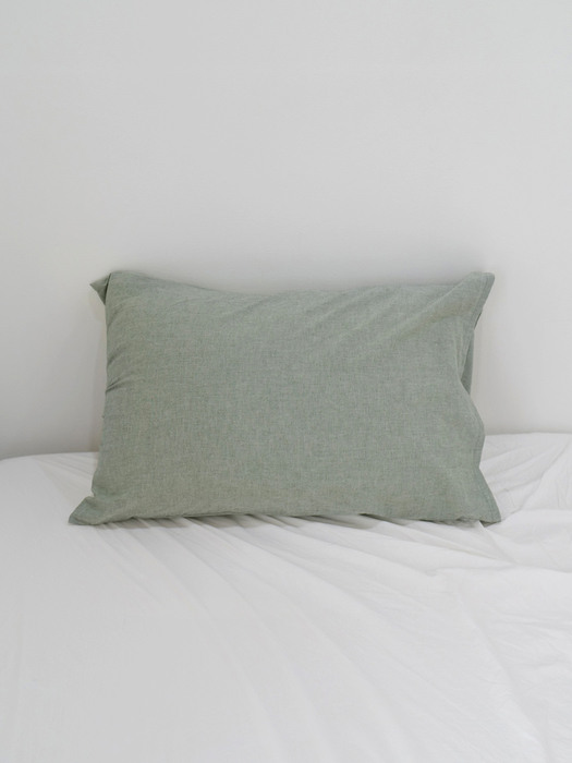 Washed Green pillow cover
