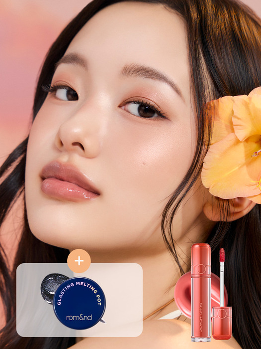 [NEW/2개 세트] 더 쥬시 래스팅 틴트x2 (+ 글래스팅 멜팅 팟#블랙베리팟 증정)