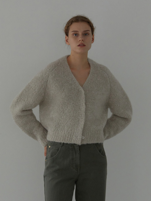 SUGAR CARDIGAN (STEEL GREY)