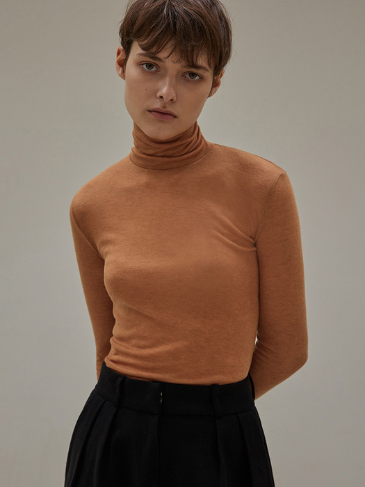Wool cover stitch pola (orange)