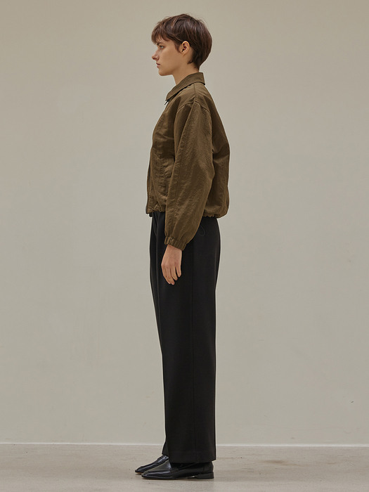 Nylon jacket (brown)