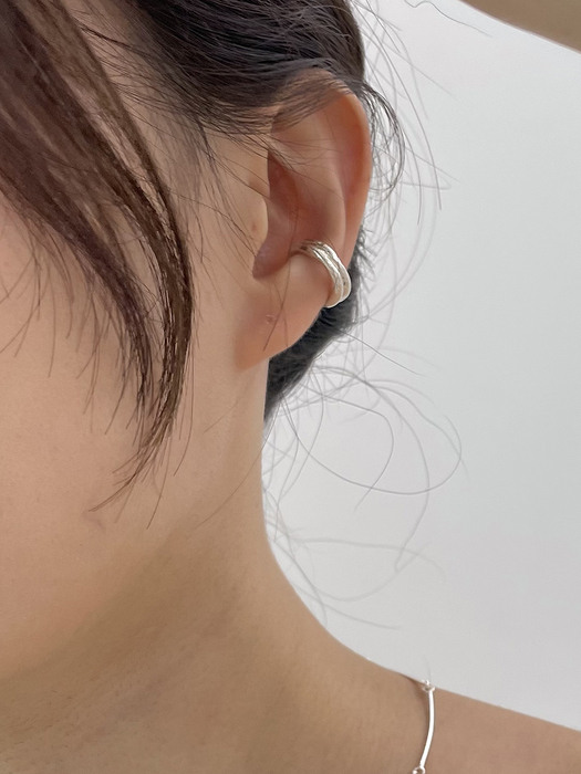 [silver925] stone ear cuff