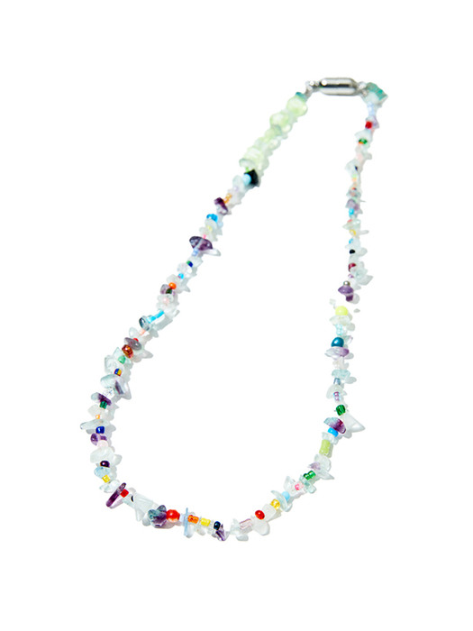 CRYSTAL n BEADS MiX NECKLACE #14