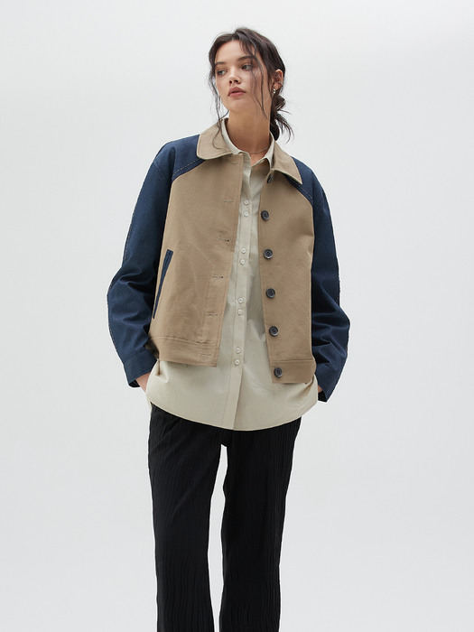 LY STITCH JACKET(BEIGE)