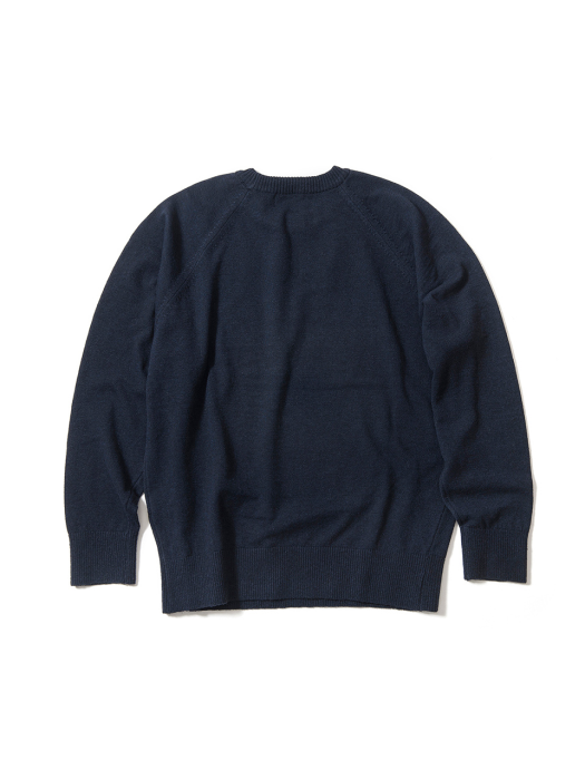 Classic Logo Pullover Knit_Navy