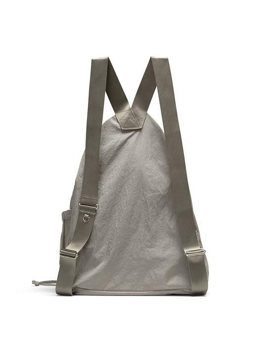 DRAWSTRING BACKPACK - GRAYISH BROWN