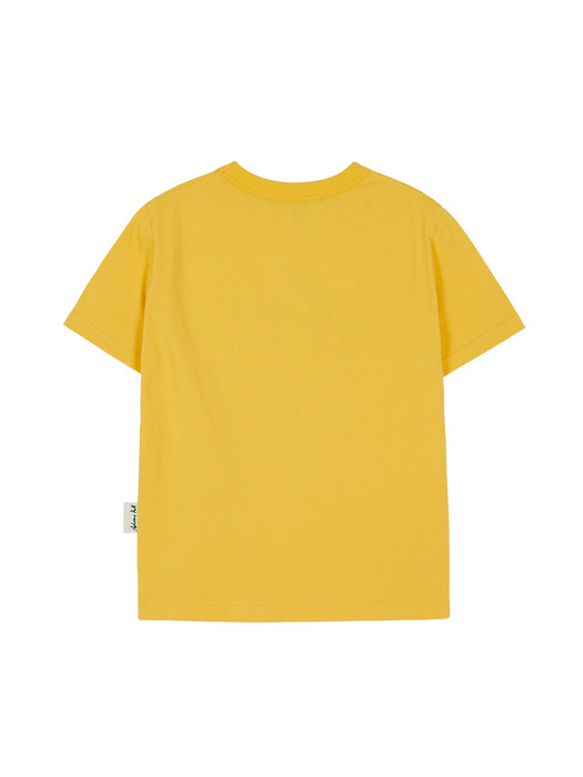 (ESSENTIAL) (WOMEN) RAINBOW FLOW T-SHIRTS atb697w(YELLOW)