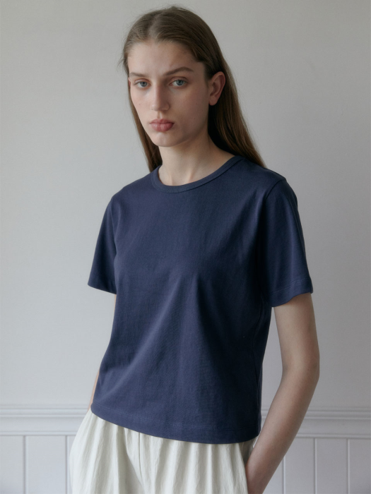 Regular Cotton T-Shirts (Smoky Navy)