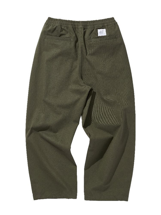 WIDE EASY PANTS / OLIVE
